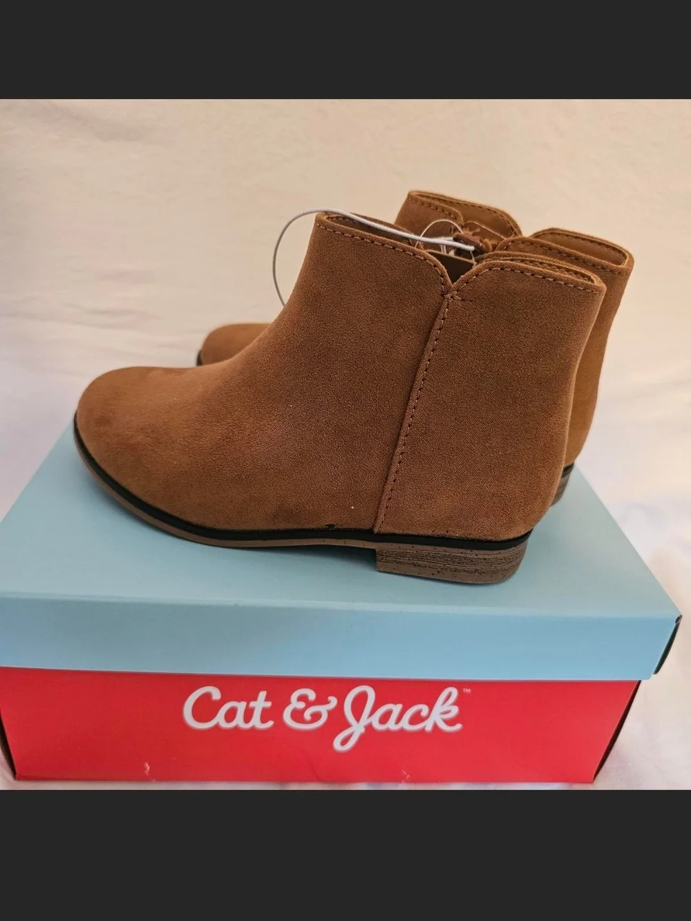 Youth- Tan Suede Chelsea Ankle Boots
